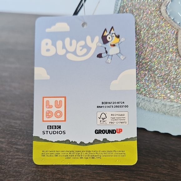 Bluey Kids Boots - Sparkling Light Blue - Picture 2 of 8